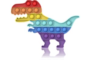 BDwing Silicona Sensorial Fidget Juguete, Push Bubble Sensory Toy Empujar Pop Burbuja Sensorial Fidget Autismo Necesidades Especiales Aliviador estrés Juguetes Educativos para Niños Adultos