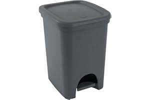 BELLI&FORTI Bidone Pattumiera a Pedale Colors 18 Litri Grigio Belli e Forti