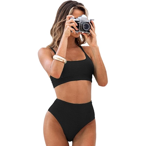CUPSHE Bikinisets voor dames, tweedelig badpak, sportief