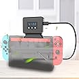EEEKit Cooling Fan for Nintendo Switch Dock Set, Temperature Display Cooler for NS Original Docking Station, USB Powered