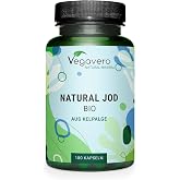 Organic Iodine Supplement Vegavero&reg; | NO Additives | 100% Natural from Organic Scottish Sea Kelp | 150mcg Pure Iodine (PureSe