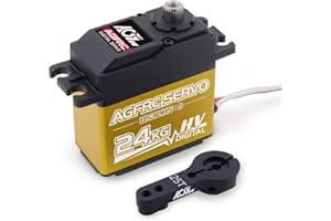AGFRC 24KG Servo Servo programmabile Servo Servo Servo Servosterzo per 1/10 RC modello, 180 gradi (B53DHS)
