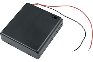 SWITCH ELECTRONICS AA x 4 Enclosed Battery Holder Box with Switch
