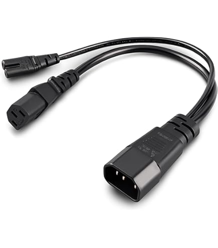 We Top IEC320 C14 Male naar C13 Vrouwelijke Verlengkabel met 10A Aan/Uit Schakelaar Power Cord voor PDU UPS