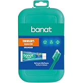 Banat Travel Kit Diş Fır&ccedil;ası + 15 ml Macun, Orta Boy, Turkuaz