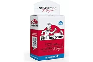 GENERICO Saf Instant Lievito secco istantaneo di alta qualità - 1 busta da 125g (Standard, SAF Instant)".