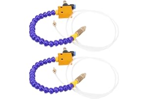 LIEBEWH 2 pièces Système de Pulvérisation de Lubrification de Liquide de Refroidissement par Brouillard pour Forage de Fraisage de Tour CNC