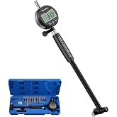 ALLmeter Inner Diameter Gauge 50-160mm with Digital Indicator 0.1mm | Comparator Clock with Depth of 150 mm, Precision Tool w