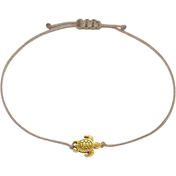 Tobillera De Plata De Ley 925 Con Forma De Tortuga, Adorable Tobillera