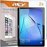 REY Pack 2x Pellicola salvaschermo per HUAWEI MEDIAPAD M5 10,8", Pellicole salvaschermo Vetro Temperato 9H+, di qualità Premi