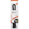 Nite Ize GLS12-01-2R3 Gear Loopable, The Original Reusable Rubber Twist Tie with Sturdy Integrated Loop, 12 Inch, Black, 2-Pack, Made in The USA