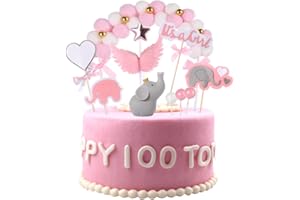 HAOSELL 10 unidades de decoración para tartas de bebé, decoración para tartas, decoración de tartas, decoración de tartas, decoración para bebés, bautizos