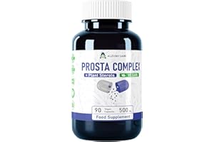 Alzuro Labs Prosta Complex | (Pygeum Africanum, beta-sitosterolo, estratto di semi di zucca) | 90 capsule vegane | supporto prostatico ad alto dosaggio | stock di 3 mesi | testato in laboratorio |