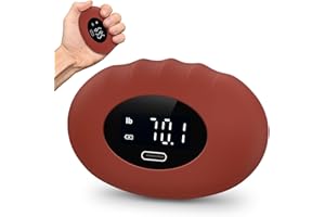 ‎OQIMAX OQIMAX Digitaler Griffkraft Messgerät mit Ultraklares LED-Display, Griffkrafttrainer, Automatische Erfassung der elektronischen Griffkraft 396lb, Zählfunktion