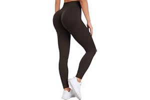 Ulknyss Leggins Sportivi Donna Push Up Leggings Palestra Vita Alta Pantaloni Fitness Yoga Anticellulite