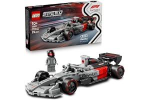 LEGO Speed Champions Audi Revolut F1 Team R26 Race Car 77259 | Race Car Toy, Collectible Driver Minifigure, Model Kit for Kids, Gift for 10+ Year Old Boys & Girls, 216 Pieces