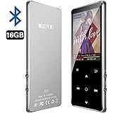 MP3 Player, BENJIE 16GB 2.4" MP3 Bluetooth HiFi Verlustfreier Sound Musikspieler, FM Radio, Voice Recorder mit Kopfhörern, Vi