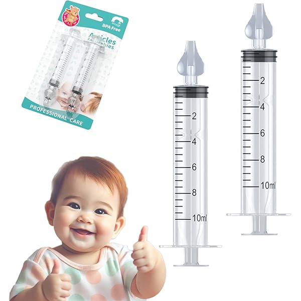 Siringa Nasale Bebe Pack Per Bambini - Kit Con 6 Pezzi, Senza BPA, Pulizia Nasale Sicura - Foto 3