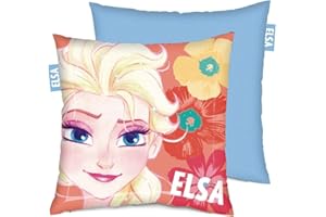 familie24 Kissen 40x40cm Auswahl Kinderkissen Kuschelkissen Dekokissen Kopfkissen Frozen Die Eiskönigin Einhorn Micky Maus Minnie Maus Paw Patrol (Frozen - Die Eiskönigin ELSA)