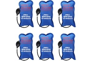 WANYI 6 Piezas Cuña de Aire de Bomba, Air Wedge Bomba de Aire Barra de palanca Inflable Grandes Peso de Carga de 300 kg para puerta/palanca (S)