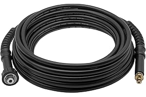 Fai Top 6M High Pressure Replacement Hose, 10 mm x M22 Connectors, Washer Water Cleaning Hose Pressure Washer Accessory for Krcher K2 (Old Model) (6M)