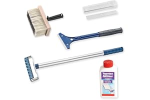 BODENMEISTER Tapetenablöser-Set Tapetenentfernerset Tapezier-Set Renovierungsset 5-teilig