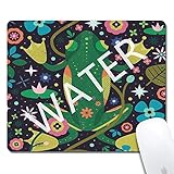 Alfombrilla de Ratón de Juego Rana,Mouse Pad Mat Tela Base de Caucho Compatible con Ratón...