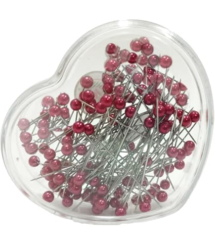Spilli Con Perla Argentata - 50 Pezzi Da 10mm - Per Tessuti E Lavoretti Creativi