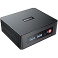 GK55 Mini PC Win 11 Intel Celeron J4125 Processor 8GB RAM DDR4L/256GB SSD, 4K@60Hz, Dual Gigabit Ethernet, Dual Band WiFi, 4K HD, Dual HDMI, Support Auto Power On