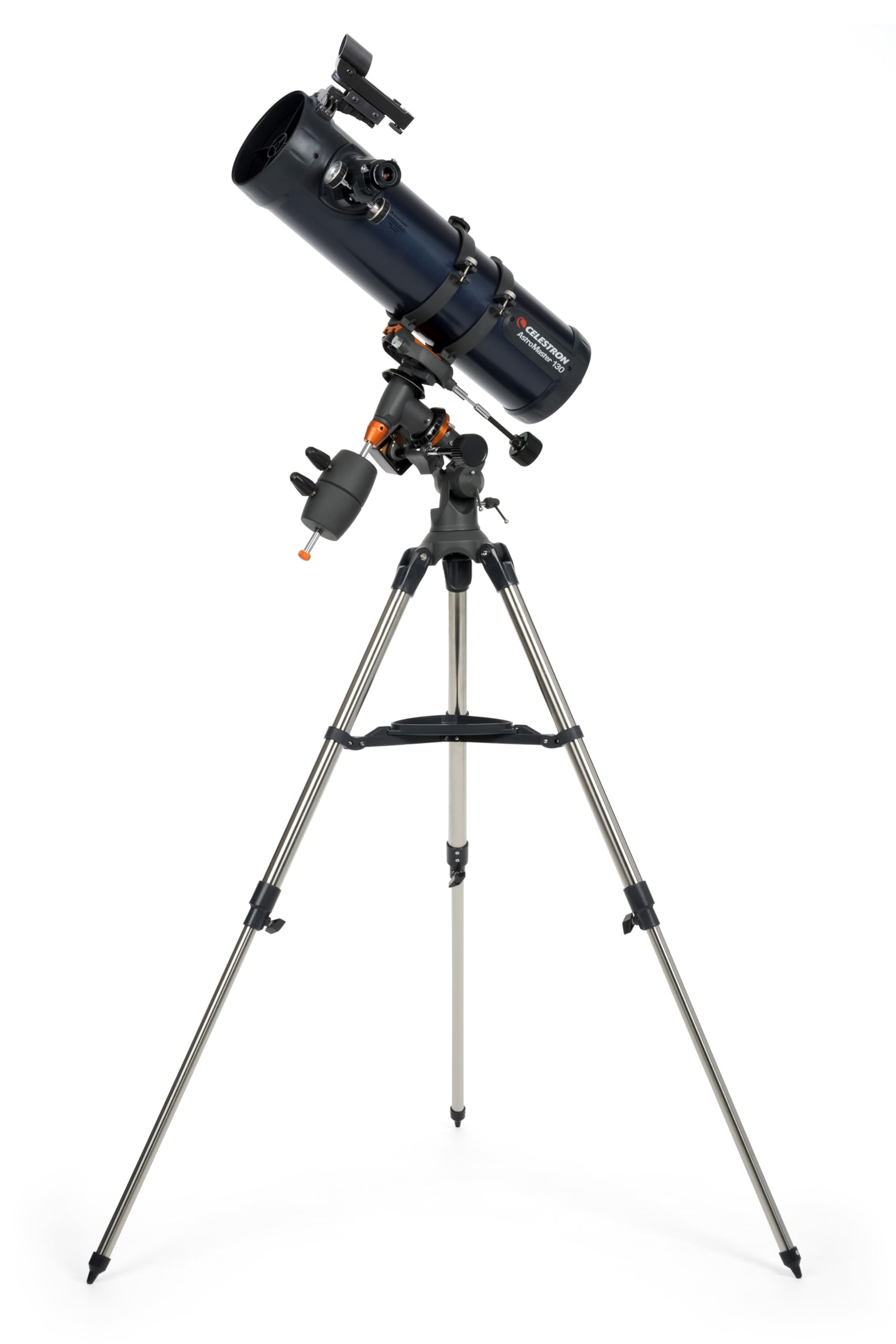 Celestron AstroMaster 130 EQ Motor Drive Telescope (Black)