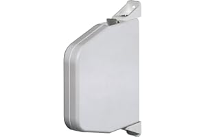 jarolift Enrouleur de sangle de volet roulant standard, largeur 15 mm, pivotant, montage en surface avec vis, sans sangle, Blanc