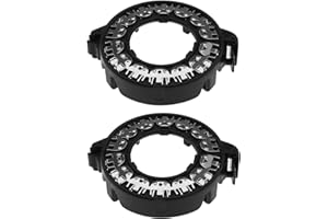 Be In Your Mind 2pcs HID Phare Ampoule Retenue HID Ampoules Douille Adaptateur Base Support de Montage Xénon Retenue Support Remplacement pour D1S D2S D3S D4S Phare Ampoule, Noir