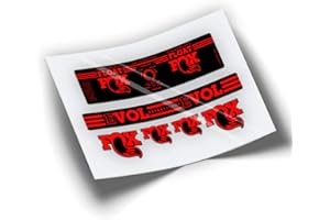 PEGATINEA Pegatinas Amortiguador Fox Float Performance Series EVOL WP192 Rojo Fluor