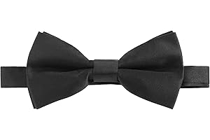 Double Tree Nœud Papillon Tissu Satin Enfant Garçon 2-14 ans - Mariage Cérémonie Baptême Fête - Chic Et Elégant