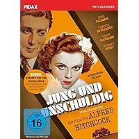 Alfred Hitchcock: Jung und unschuldig / Spannender Thriller mit beiden deutschen Synchros + Bonus: Alfred Hitchcock zu Gast b