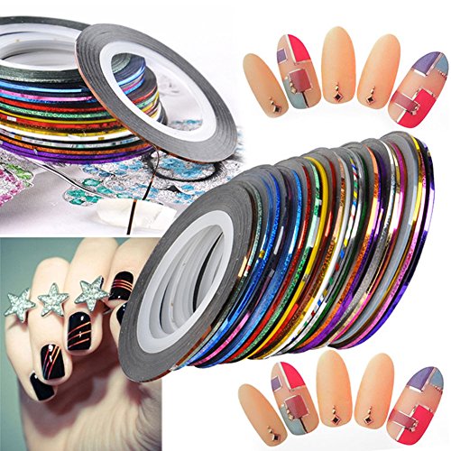 20 Stück Nail Art Pinsel + Punktierung Werkzeuge ,CIDBEST® Nail Art Design Malerei Zeichnung Pinsel-Punktierung Detaillierung Pen,Nail Art Bürste, Punktierung Detaillierung Pen, Marbleizing Punktierung Pen-Werkzeug-Satz, Schönheits-Anstrich-Polnisch-Bürsten und Punktierung Stift-Werkzeug-Set für natürliche, Falsch, Acryl- und Gel-Nägel - 2