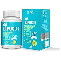 Vokin Biotech Lipocut Advanced Weight Loss Formula Support Weight Loss & BMI Reduction (60 capsules)