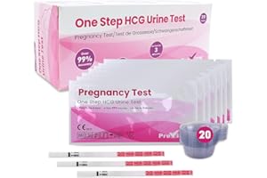 Pregnancy Test Preview 20 x Early Sensitive HCG Detection Pregnancy test kit Home Self-Checking with 20 Urine Cups