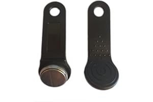 PAC SUPPLIES GLOBAL LTD Ibutton Dallas Key EPOS POS Register tab - Non Magnetic (Black)