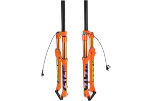 splumzer 26 27.5 29 Pollici MTB Forcella Ammortizzata per Bici 120mm Pressione dell'Aria da Viaggio Ammortizzatore Forcella Anteriore