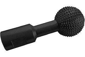 SOOXU Sphere Carbide Rotary Burr for Woodworking, 1-5/8 inch (40mm) Diameter, Ball Rotary Wood Rasps, Cutting Burrs Ball Gouge for Angle Grinder Wood Polishing Engraving Bowl