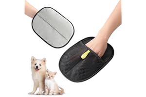 Gipfelfreund Le Comptoir Animalier, Lecomptoiranimalier Gant Anti-Poils Réutilisable & Écologique, Gants de toilettage pour Animaux, éliminent efficacement Les Poils (2PCS)