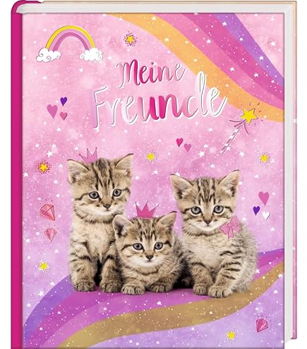 Set di da letto per bambine,con motivo a forma di gatto,colore rosa,con motivo a testa di gatto,con motivo animale,animali e gatti,moderna,3 pezzi,chiusura lampo