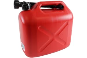 Jerrican 10L - Jerrican Plastique avec Bec Verseur - Norme UN Pour Transport de Matières Dangereuses