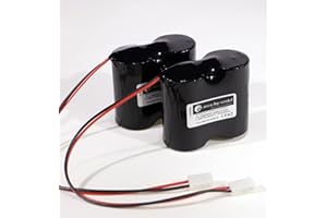 ACCU-BY-SEIDEL Ersatzbatterie gebräuchlich für ABUS Security-Center 2WAY-Funk-Außensirene FU2986 für Secvest FU8220 FU8222 FUSG50000 Funkaußensirene