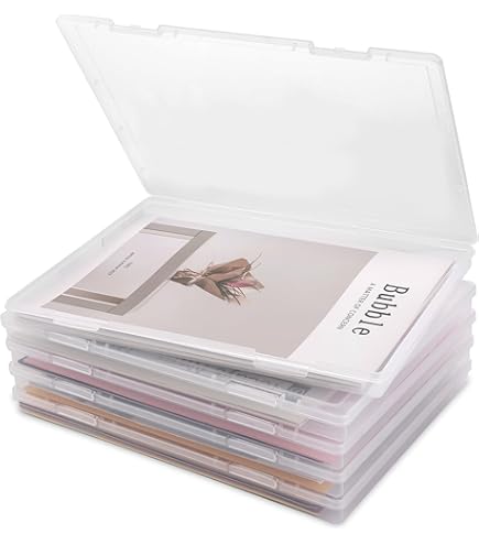 Set van 5 dubbellaags verstelbare pennenbakjes Kunststof stapelbare pe