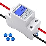 DIFCUL contatore energia elettrica,misuratore consumo elettrico,misura consumo monofase,Contatore di energia su guida Din 230