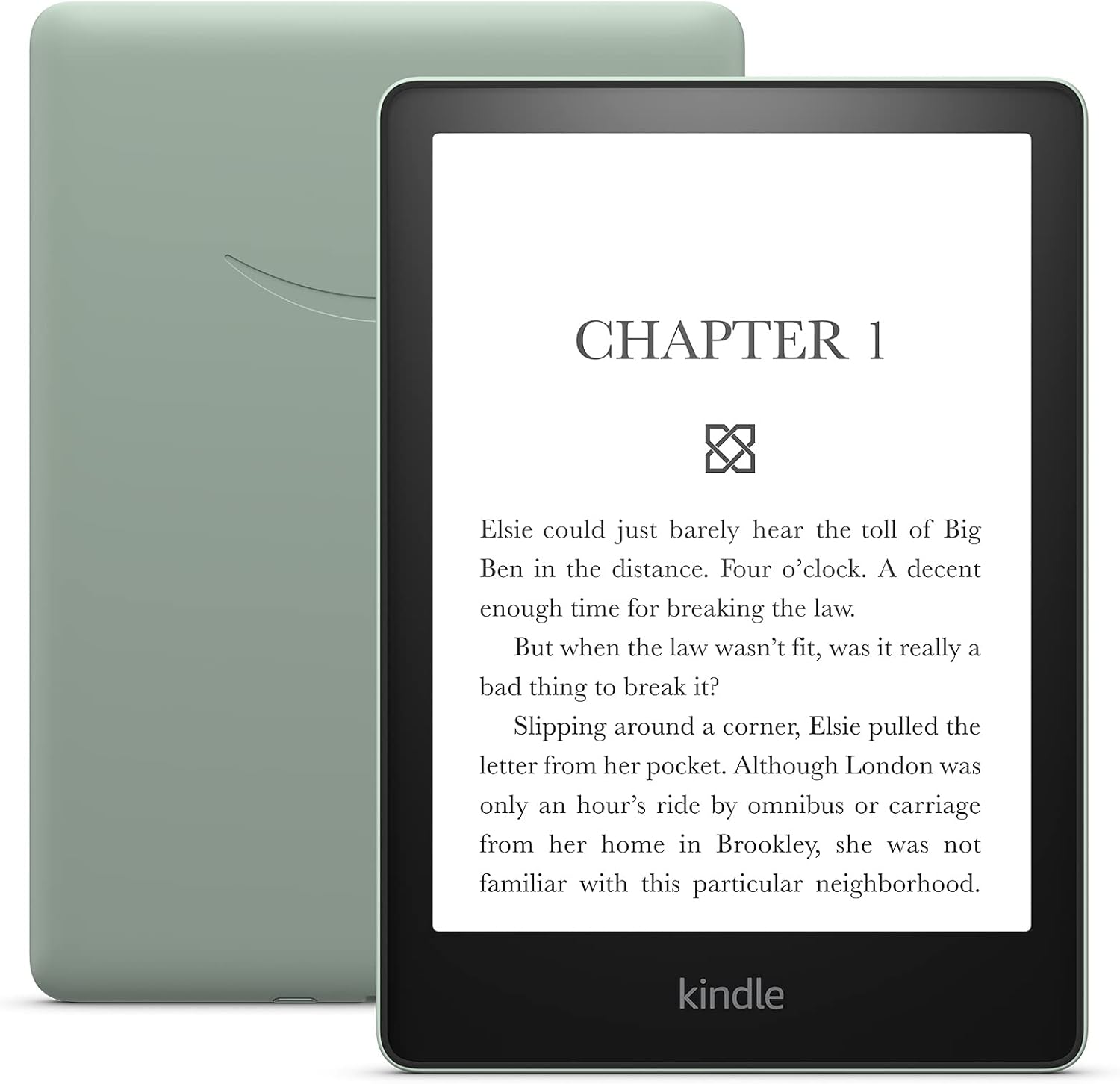 Kindle Paperwhite | 16 GB, now with a 6.8" display and adjustable warm light, with ads, agave green + Kindle Unlimited