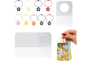 XCNPER Yoto Card Holder, 10 Card Rings with 200 Labels for Yoto Mini Cards Storage, Travel Organiser for Kids to Sort and Protect Their Card Collections, Durable Card Accessories