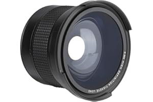 SORANDY 58mm Universal Fish Eye Lens, 0.35X Wide-Angle Lens with Lens Caps Storage Pouch, Photo Professional HD Wide Angle Lens for SLR DSLR